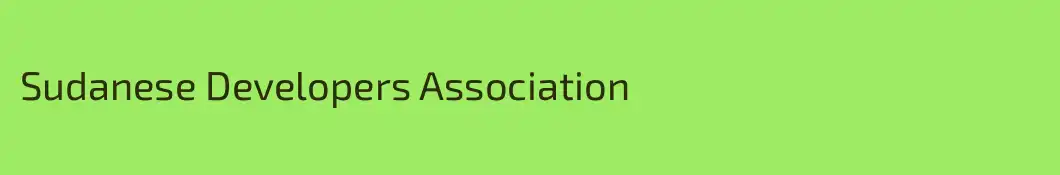 Sudanese Developers Association